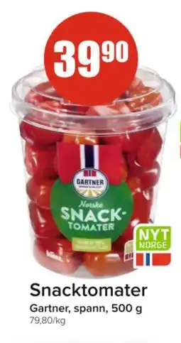 Spar GARTNER Snacktomater tilbud