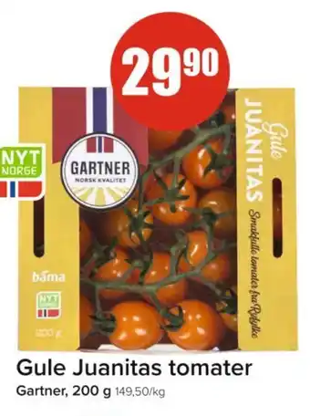 Spar GARTNER Gule juanitas tomater tilbud
