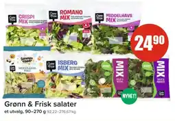 Spar GRØNN & FRISK Salater tilbud