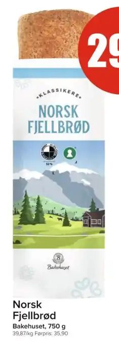 Spar BAKEHUSET Norsk fjellbrød tilbud
