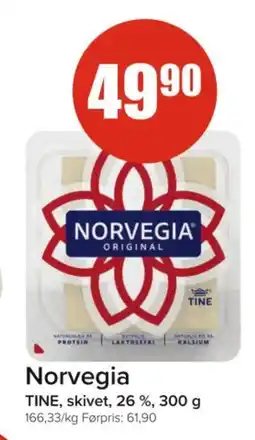 Spar TINE Norvegia tilbud