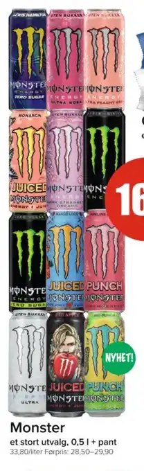 Spar Monster tilbud
