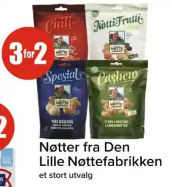 Spar Nøtter fra den lille nøttefabrikken tilbud