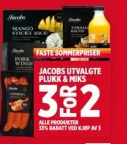 Meny JACOBS Utvalgte plukk & miks tilbud