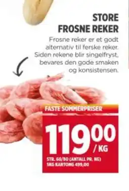 Meny Store frosne reker tilbud