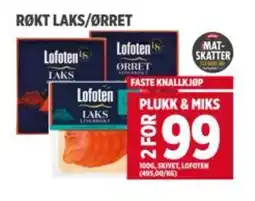 Meny Røkt laks/ørret tilbud