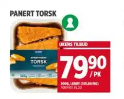 Meny Panert torsk tilbud