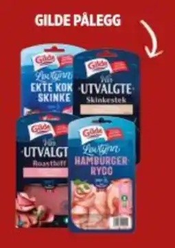 Meny GILDE Pålegg tilbud