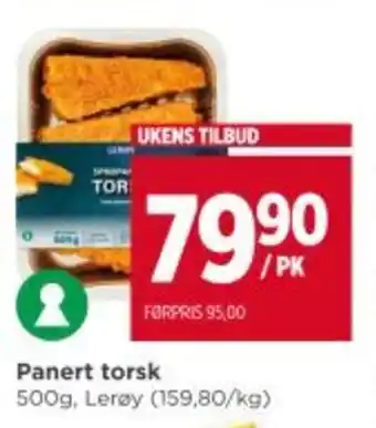 Meny Panert torsk tilbud