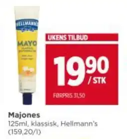 Meny HELLMANN'S Majones tilbud