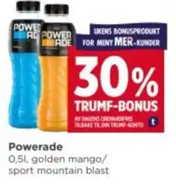 Meny Powerade tilbud