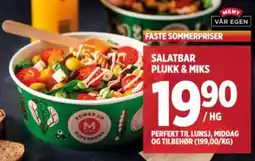 Meny Salatbar plukk & miks tilbud