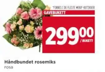 Meny Håndbundet rosemiks tilbud