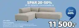 JYSK VEDBY LOUNGESOFA tilbud