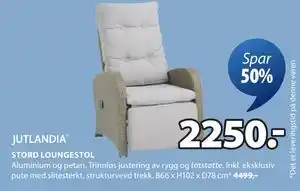 JYSK STORD LOUNGESTOL tilbud
