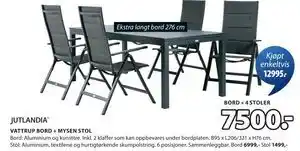 JYSK VATTRUP BORD + MYSEN STOL tilbud