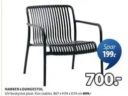 JYSK NABBEN LOUNGESTOL tilbud