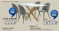 JYSK AGERBY SPISEBORD tilbud