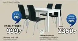 JYSK KIRKEBY SPISEBORD tilbud