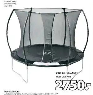 JYSK FALK TRAMPOLINE tilbud