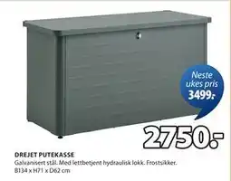 JYSK DREJET PUTEKASSE tilbud