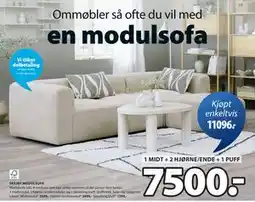 JYSK SKEJBY MODULSOFA tilbud