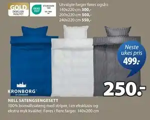 JYSK NELL SATENGSENGESETT tilbud
