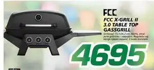 Coop Byggmix FCC X-GRILL II 3.0 TABLE TOP GASSGRILL tilbud