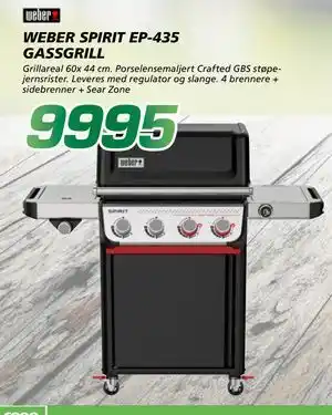 Coop Byggmix WEBER SPIRIT EP-435 GASSGRILL tilbud