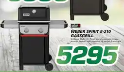 Coop Byggmix WEBER SPIRIT E-210 GASSGRILL tilbud