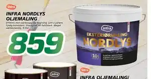 Coop Byggmix INFRA NORDLYS OLJEMALING tilbud