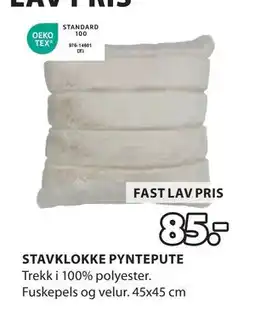 JYSK STAVKLOKKE PYNTEPUTE tilbud