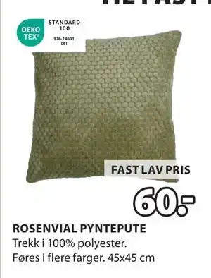 JYSK ROSENVIAL PYNTEPUTE tilbud