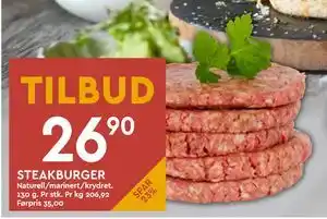 Coop Mega STEAKBURGER tilbud