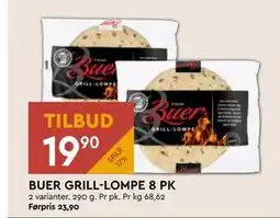 Coop Mega BUER GRILL-LOMPE 8 PK tilbud