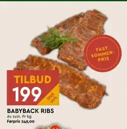 Coop Mega BABYBACK RIBS tilbud