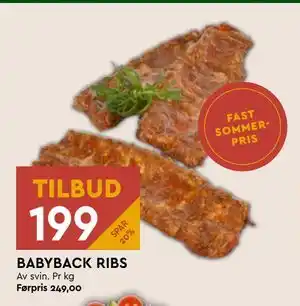 Coop Mega BABYBACK RIBS tilbud