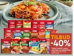 Coop Mega TORO SUPPE, SAUS, GRYTER/OVNSRETTER tilbud