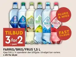 Coop Mega FARRIS/BRIS/FRUS 1,5 L tilbud