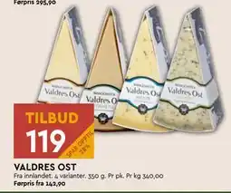 Coop Mega VALDRES OST tilbud