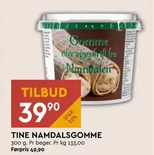 Coop Mega TINE NAMDALSGOMME tilbud
