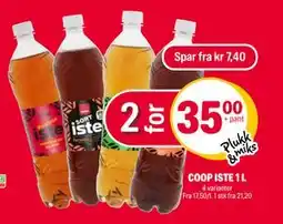Coop Extra COOP ISTE 1 L tilbud