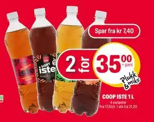 Coop Extra COOP ISTE 1 L tilbud