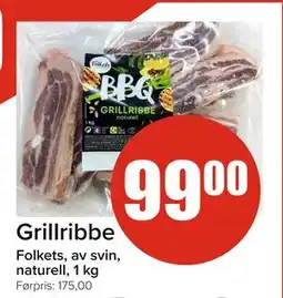 Spar Grillribbe tilbud