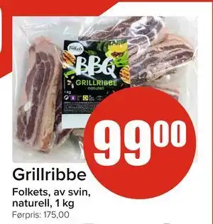 Spar Grillribbe tilbud