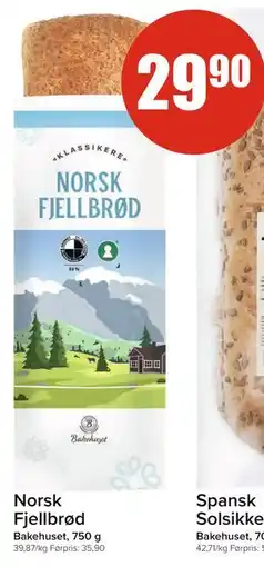 Spar Norsk Fjellbrød tilbud