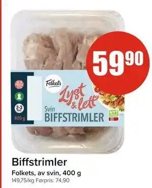 Spar Biffstrimler tilbud