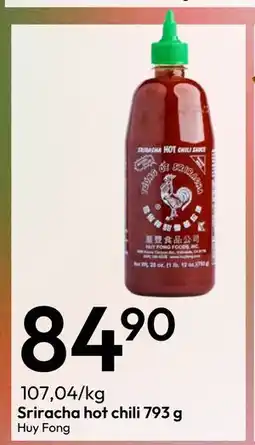 Gigaboks Sriracha hot chili 793 g tilbud