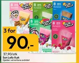Gigaboks Sun Lolly 8 pk tilbud