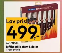 Gigaboks Biffbestikk stort 8 deler tilbud